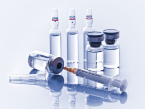 Vials and Syringe